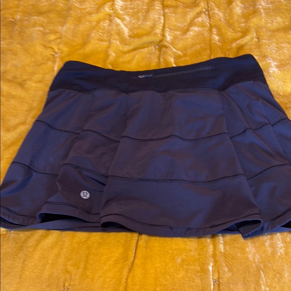 Lululemon athletica Black Skater Mini Skirt with shorts